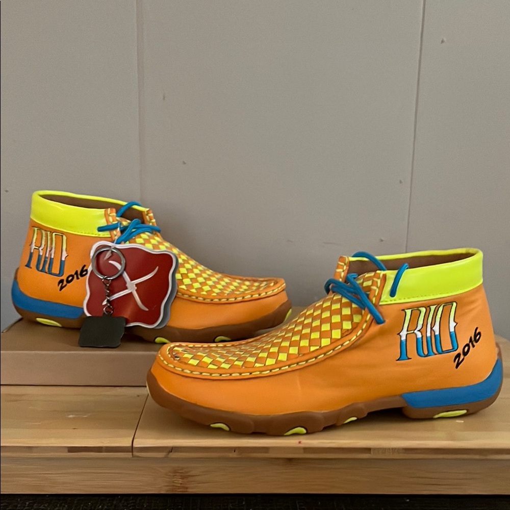 Rio 2016 Orange and Yellow Men's Shoes
